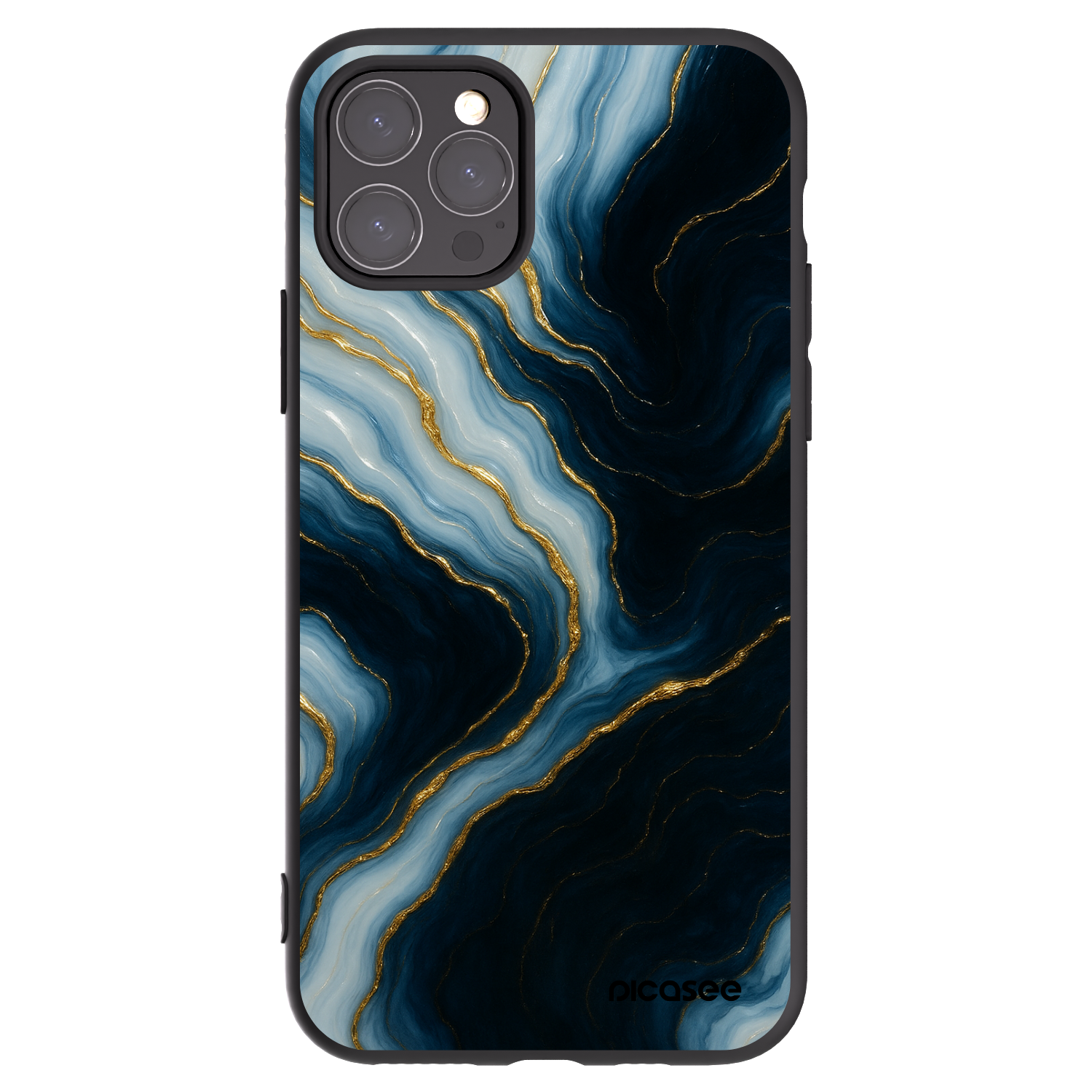 Picasee fekete szilikon tok az alábbi mobiltelefonokra Apple iPhone 11 Pro - Luna