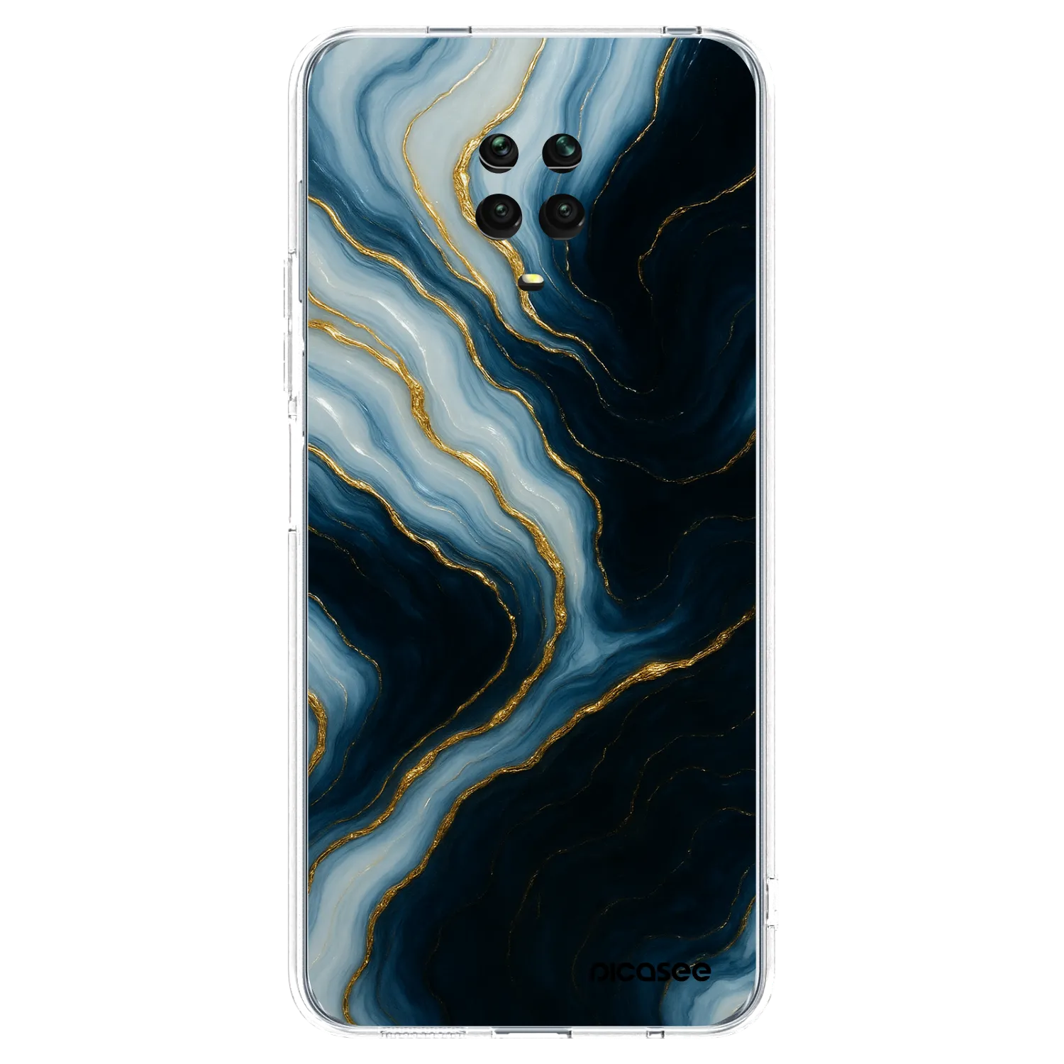 Picasee átlátszó szilikon tok az alábbi mobiltelefonokra Xiaomi Redmi Note 9S - Luna