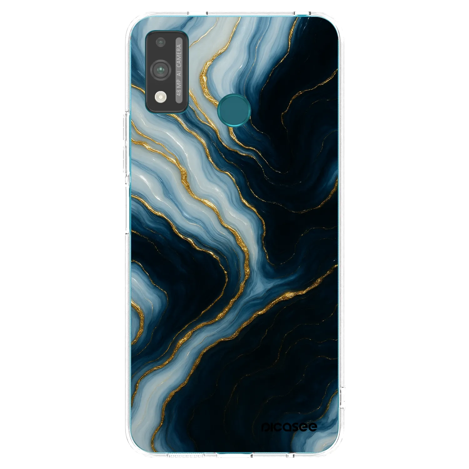 Picasee átlátszó szilikon tok az alábbi mobiltelefonokra Honor 9X Lite - Luna