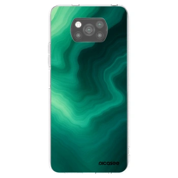 Picasee fekete szilikon tok az alábbi mobiltelefonokra Xiaomi Poco X3 - Malachite
