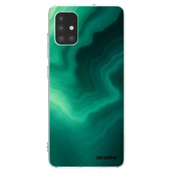 Picasee átlátszó szilikon tok az alábbi mobiltelefonokra Samsung Galaxy M51 M515F - Malachite