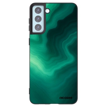 Picasee fekete szilikon tok az alábbi mobiltelefonokra Samsung Galaxy S21+ 5G G996F - Malachite