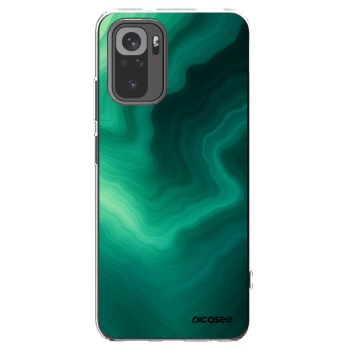 Picasee átlátszó szilikon tok az alábbi mobiltelefonokra Xiaomi Redmi Note 10 - Malachite
