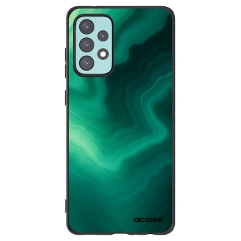 Picasee fekete szilikon tok az alábbi mobiltelefonokra Samsung Galaxy A72 A725F - Malachite