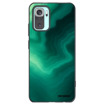 Picasee fekete szilikon tok az alábbi mobiltelefonokra Xiaomi Redmi Note 10 Pro - Malachite