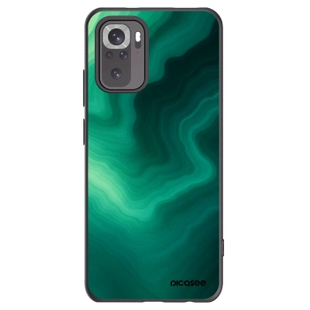 Picasee fekete szilikon tok az alábbi mobiltelefonokra Xiaomi Redmi Note 10S - Malachite