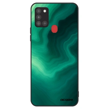 Szilikon tok erre a típusra Samsung Galaxy A21s - Malachite