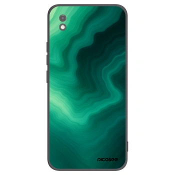 Picasee fekete szilikon tok az alábbi mobiltelefonokra Xiaomi Redmi 9AT - Malachite