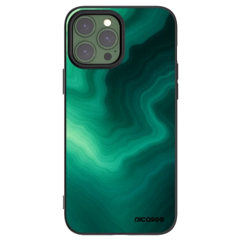 Picasee fekete szilikon tok az alábbi mobiltelefonokra Apple iPhone 13 Pro Max - Malachite