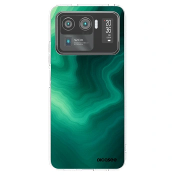 Picasee átlátszó szilikon tok az alábbi mobiltelefonokra Xiaomi Mi 11 Ultra - Malachite