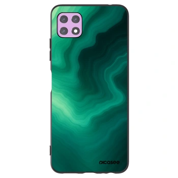 Picasee fekete szilikon tok az alábbi mobiltelefonokra Samsung Galaxy A22 A226B 5G - Malachite