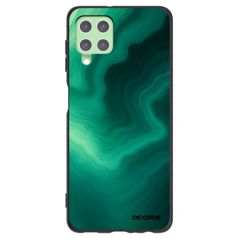 Picasee fekete szilikon tok az alábbi mobiltelefonokra Samsung Galaxy A22 A225F 4G - Malachite