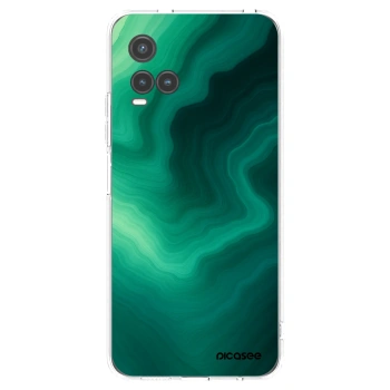 Picasee átlátszó szilikon tok az alábbi mobiltelefonokra Vivo Y33s - Malachite