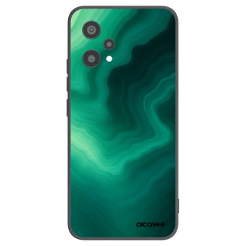 Picasee fekete szilikon tok az alábbi mobiltelefonokra Realme 9 Pro 5G - Malachite