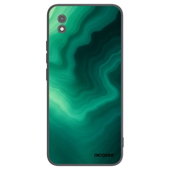 Picasee fekete szilikon tok az alábbi mobiltelefonokra Realme C11 (2021) - Malachite