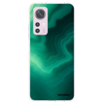 Picasee átlátszó szilikon tok az alábbi mobiltelefonokra Xiaomi 12 - Malachite