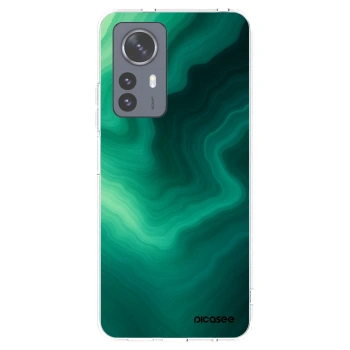 Picasee átlátszó szilikon tok az alábbi mobiltelefonokra Xiaomi 12 Pro - Malachite