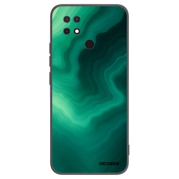 Picasee fekete szilikon tok az alábbi mobiltelefonokra Xiaomi Redmi 10C - Malachite