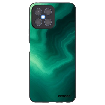 Picasee fekete szilikon tok az alábbi mobiltelefonokra Honor X8 4G - Malachite