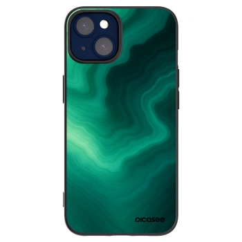 Picasee fekete szilikon tok az alábbi mobiltelefonokra Apple iPhone 14 - Malachite
