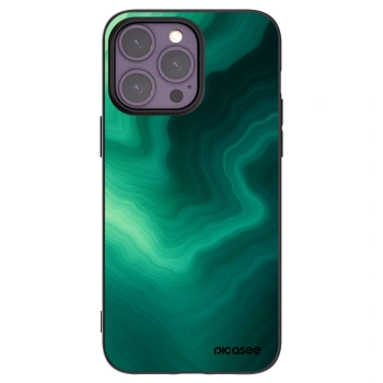 Picasee fekete szilikon tok az alábbi mobiltelefonokra Apple iPhone 14 Pro Max - Malachite