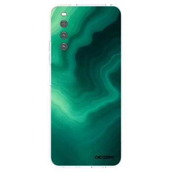 Picasee átlátszó szilikon tok az alábbi mobiltelefonokra Sony Xperia 10 IV 5G - Malachite