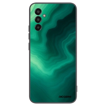 Picasee fekete szilikon tok az alábbi mobiltelefonokra Samsung Galaxy M13 M135F - Malachite