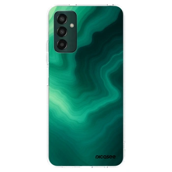 Picasee átlátszó szilikon tok az alábbi mobiltelefonokra Samsung Galaxy M13 M135F - Malachite