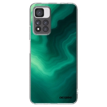 Picasee átlátszó szilikon tok az alábbi mobiltelefonokra Xiaomi Redmi Note 11 Pro+ 5G - Malachite