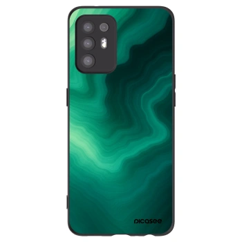 Picasee fekete szilikon tok az alábbi mobiltelefonokra OPPO A94 5G - Malachite