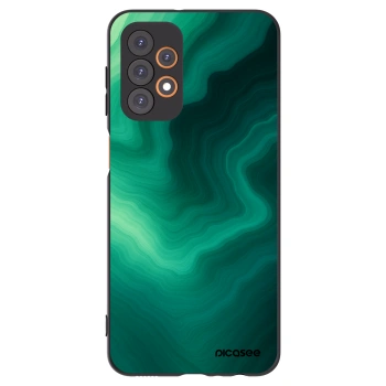 Picasee fekete szilikon tok az alábbi mobiltelefonokra Samsung Galaxy A23 A236B 5G - Malachite