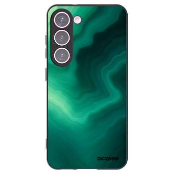 Picasee fekete szilikon tok az alábbi mobiltelefonokra Samsung Galaxy S23 5G - Malachite