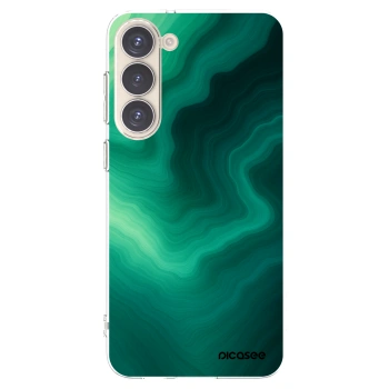 Picasee átlátszó szilikon tok az alábbi mobiltelefonokra Samsung Galaxy S23+ 5G - Malachite