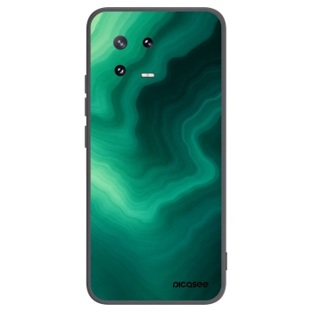 Picasee fekete szilikon tok az alábbi mobiltelefonokra Xiaomi 13 Pro - Malachite