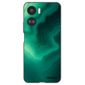 Picasee fekete szilikon tok az alábbi mobiltelefonokra Honor 90 Lite 5G - Malachite