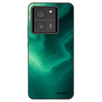 Picasee fekete szilikon tok az alábbi mobiltelefonokra Xiaomi 13T Pro - Malachite