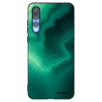 Picasee fekete szilikon tok az alábbi mobiltelefonokra Huawei P20 Pro - Malachite