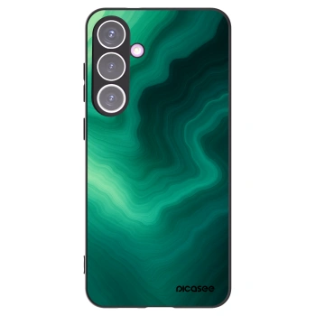 Picasee fekete szilikon tok az alábbi mobiltelefonokra Samsung Galaxy S24+ S926B 5G - Malachite