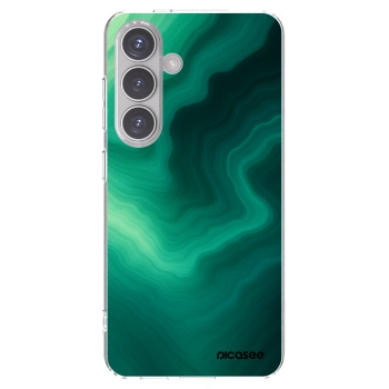 Picasee átlátszó szilikon tok az alábbi mobiltelefonokra Samsung Galaxy S24 S921B 5G - Malachite
