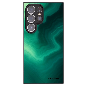 Picasee fekete szilikon tok az alábbi mobiltelefonokra Samsung Galaxy S24 Ultra S928B 5G - Malachite