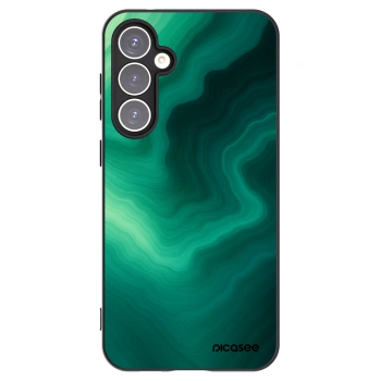 Picasee fekete szilikon tok az alábbi mobiltelefonokra Samsung Galaxy S23 FE S711B - Malachite