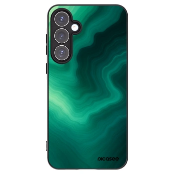 Picasee fekete szilikon tok az alábbi mobiltelefonokra Samsung Galaxy A55 5G A556B - Malachite