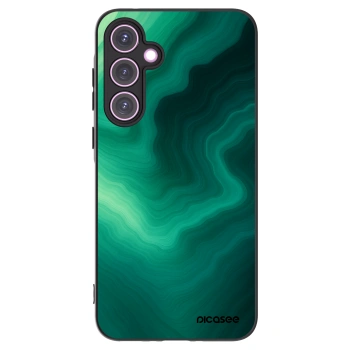 Picasee fekete szilikon tok az alábbi mobiltelefonokra Samsung Galaxy A35 5G A356B - Malachite