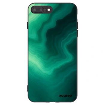 Picasee fekete szilikon tok az alábbi mobiltelefonokra Apple iPhone 8 Plus - Malachite