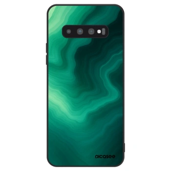 Szilikon tok erre a típusra Samsung Galaxy S10 Plus G975 - Malachite