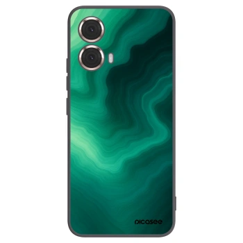 Picasee fekete szilikon tok az alábbi mobiltelefonokra Motorola Moto G85 - Malachite
