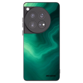 Picasee fekete szilikon tok az alábbi mobiltelefonokra OnePlus 12 5G - Malachite