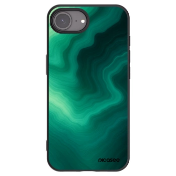Picasee fekete szilikon tok az alábbi mobiltelefonokra Apple iPhone 16e - Malachite