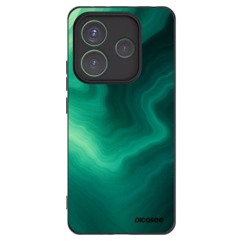 Picasee fekete szilikon tok az alábbi mobiltelefonokra Xiaomi Redmi Note 14 5G - Malachite