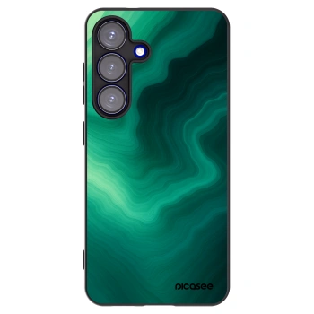 Picasee fekete szilikon tok az alábbi mobiltelefonokra Samsung Galaxy S25 5G - Malachite